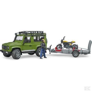 Land Rover With Trailer And D (U02589)  Kramp