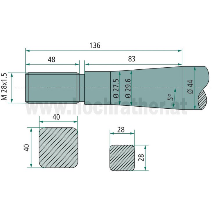 Schwerlastzinken (43008202800) Granit