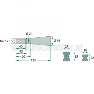 Frontladerzinken (439439021) Granit