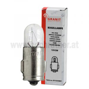 Vpe10 Glühlampe 12V 2W (47712V2Wk7) Granit