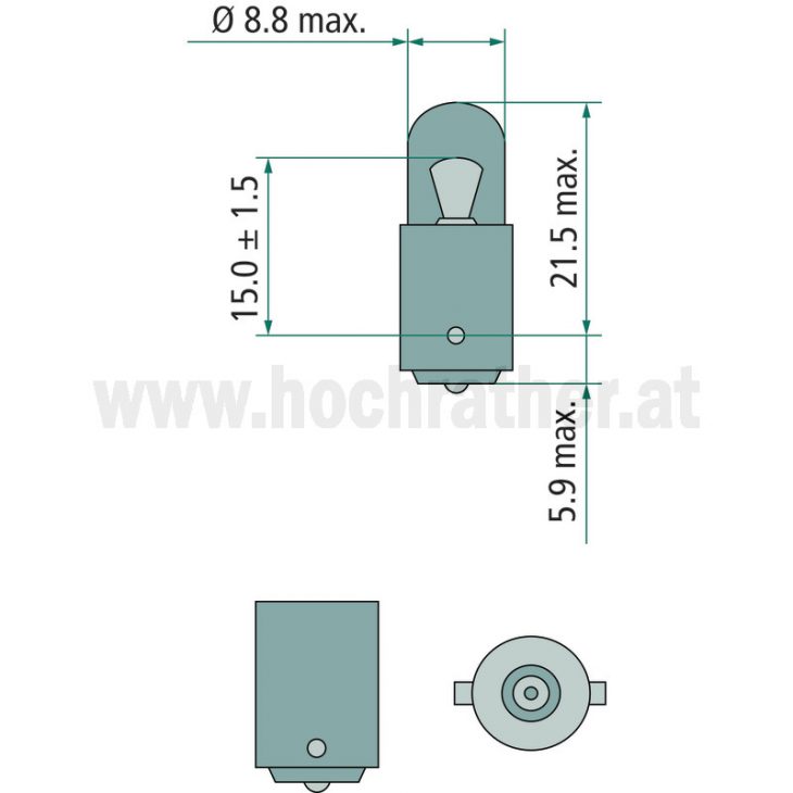 Vpe10 Glühlampe 12V 4W (47712V4Wk) Granit