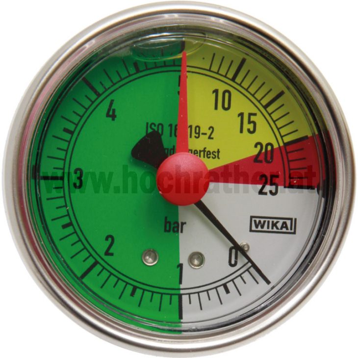 Manometer 0-5-25 Rückseitig 1/ (67011405525F) Granit