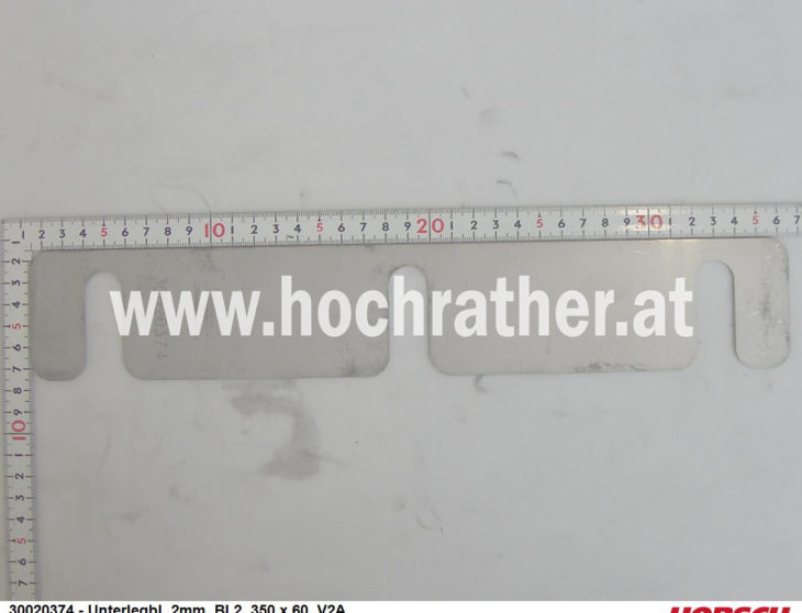 Unterlegbl. 2Mm, Bl.2, 350 X 6 (30020374) Horsch