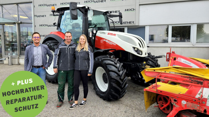 Traktor-Übergabe an Bernhard Grasserbauer